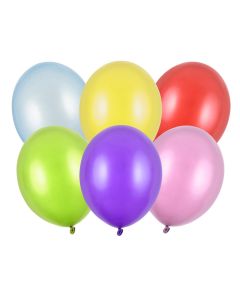 Luftballons bunt metallisch