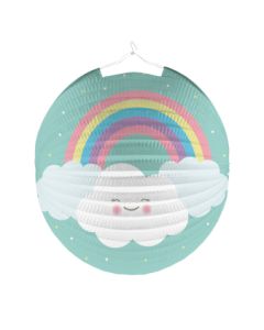 Laterne Rainbow & Cloud Papier 25 cm