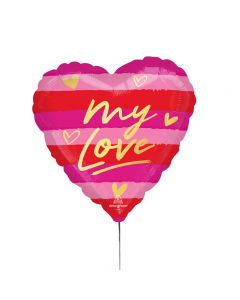 Folienballon in Herz-Form 'My Love'