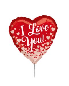 Ballon in Herzform 'I Love You'