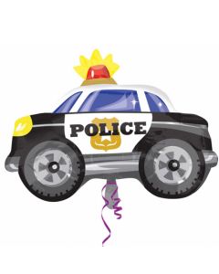 Junior Shape Polizeiauto Folienballon, S50, verpackt, 60x45 cm