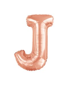 Folienballon Großer Buchstabe J in Rosé Gold