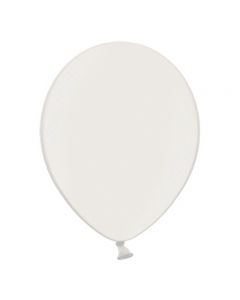 Ballons Strong 30cm, Metallic Pure White, 100 Stk