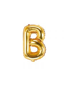 Folienballon Buchstabe ''B'', 35cm, gold