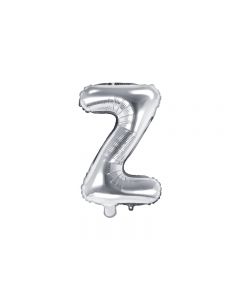 Folienballon Kleiner Buchstabe Z in Silber