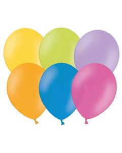 Ballons Strong 30cm, Pastel Mix, 10 Stk