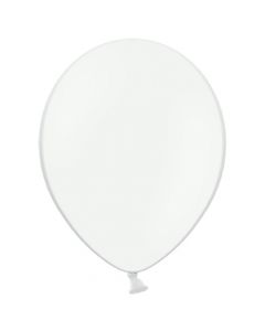 Ballons Strong 30cm, Pastel Pure White, 100 Stk