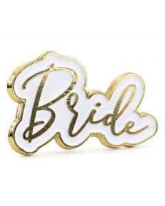 Pin zum anstecken 'Bride'