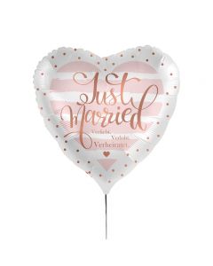 Folienballon - Just Married Verliebt Verlobt Verheiratet
