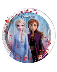 Pappteller mit 'Frozen - Die Eiskönigin' Motiv