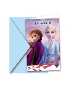 Einladungskarten mit 'Frozen - Die Eiskönigin' Motiv