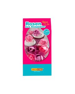 Oblaten-Rosen rosa/lila