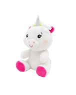 Ballongewicht Plüschtier Einhorn mit Haken 11cm, 90g