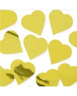 Metallic-Konfetti Herz 3cm Metallic Gold 15g