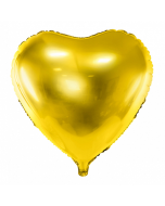Folienballon Herz Gold 61 cm