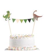 Kuchendekoration mit Dinosaurier Motiv