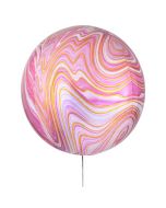 ballon_rund_marmor_effekt_rosa_1