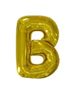Folienballon Großer Buchstabe B in Gold