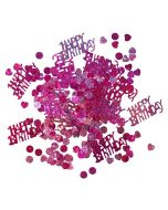 Konfetti Happy Birthday pink