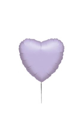 Standard Herz violett metallic Folienballon S15 lose