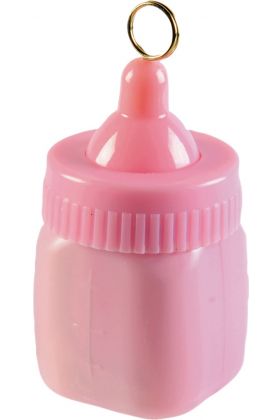Ballongewicht Babyflasche rosa 80g/2,8oz