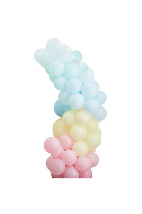 Ballon Girlande - Mixed Pastels