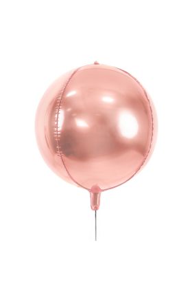 Folienballon Kugel, 40cm, roségold