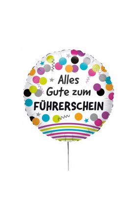 Folienballon 'Alles Gute zum Führerschein' 