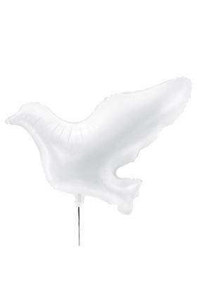 Folienballon weiße Taube
