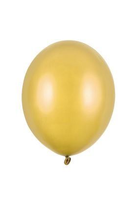 Latexballons 10er Pack in gold-metallic (30cm)