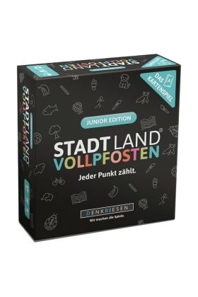 Stadt Land Vollpfosten - Kartenspiel - Junior Edition