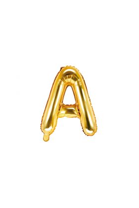 Foil Balloon Letter "A", 35cm, gold