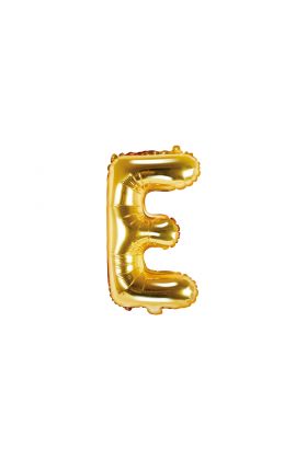 Folienballon Kleiner Buchstabe E in Gold  