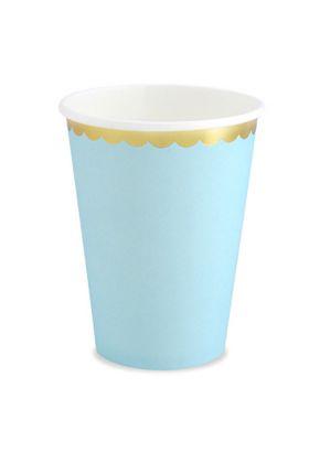 Cups, light blue, 220ml (1 pkt / 6 pc.)