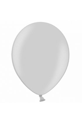 Latexballons 100er Pack in metallic-silber (30cm)