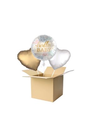 Heliumballon-Geschenk 'Hallo Baby' 