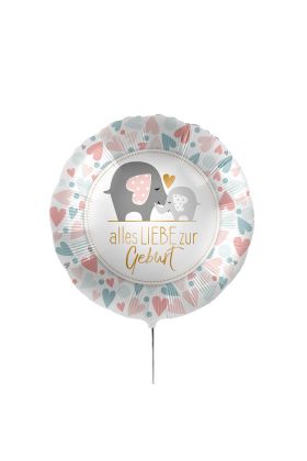 Ballon 'Alles Liebe zur Geburt'