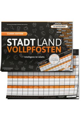 Stadt Land Vollpfosten  - Classic Edition A3
