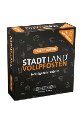 Stadt Land Vollpfosten - das Kartenspiel in der Classic Edition