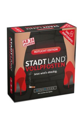 Stadt Land Vollpfosten - Kartenspiel - Rotlicht Edition