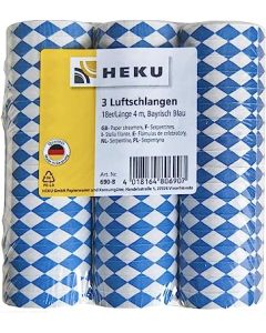 Luftschlangen Bayrisch Blau, 4m