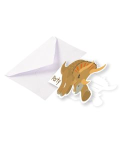 Einladungskarten mit Dinosaurier Motiv