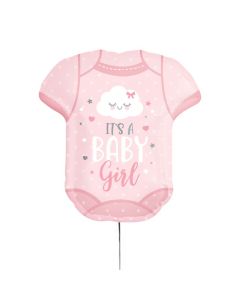 Folienballon Baby Strampler rosa