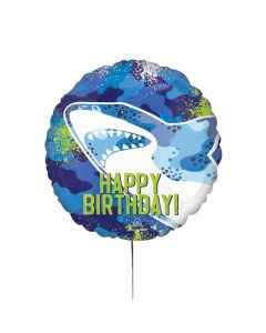 Folienballon 'Happy Birthday' Haie
