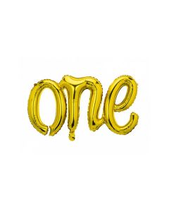 ballon_schrift_one_gold_1