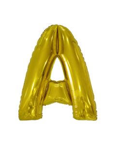 Folienballon Großer Buchstabe A in Gold