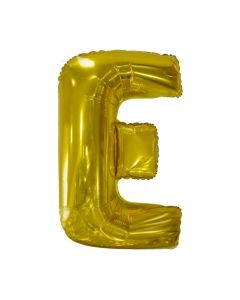 Folienballon Großer Buchstabe E in Gold