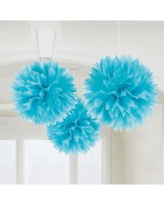 Dekobälle Fluffy in blau