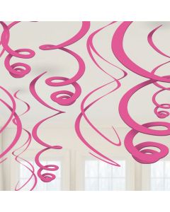 Deko-Spiralen in Rosa