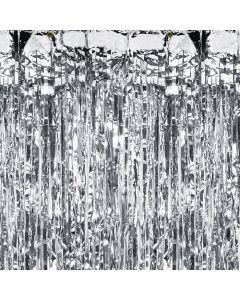 glitzer_lametta_vorhang_silber